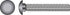 HILLMAN 3/16 in. X 1-1/2 in. L Zinc-Plated Steel Carriage Bolt 100 pk