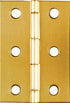 National Hardware 2-1/2 in. L Solid Brass Door Hinge 1 pk