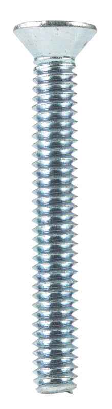 Hillman No. 1/4-20 X 2 in. L Phillips Flat Head Zinc-Plated Steel Machine Screws 100 pk