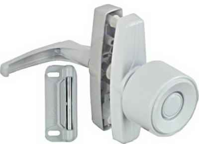 National Hardware White Zinc Universal Knob Latch 1 pk