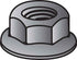 HILLMAN 1/4 in. Zinc-Plated Steel USS Whiz Lock Nut 1 pk