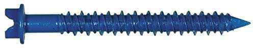 Hillman Tapper 1/4 in. D Steel Hex Head Concrete Screw Anchor 100 pk