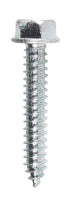 Hillman No. 14 X 1-1/2 in. L Slotted Hex Washer Head Sheet Metal Screws 100 pk