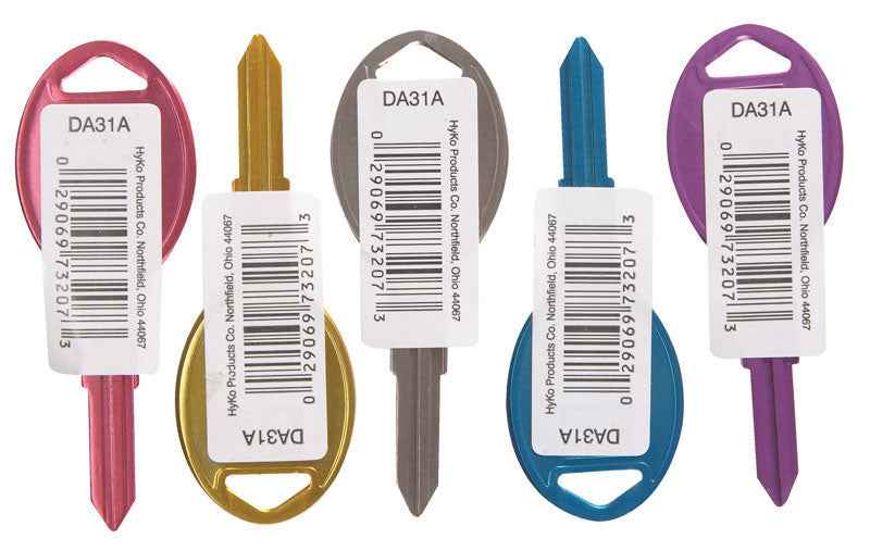 Hy-Ko Traditional Key Automotive Key Blank Double sided For Nissan (Pack of 10)
