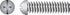 HILLMAN No. 6-32 Ga. X 3 in. L Combination Round Head Zinc-Plated Steel Machine Screws 100 pk