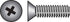 HILLMAN No. 8-32 Ga. X 3 in. L Phillips Flat Head Zinc-Plated Steel Machine Screws 100 pk