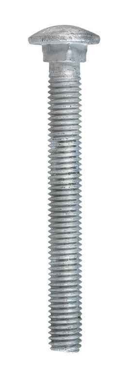 HILLMAN 1/2 in. X 4-1/2 in. L Hot Dipped Galvanized Steel Carriage Bolt 25 pk