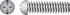 HILLMAN No. 1/4-20 Ga. X 3-1/2 in. L Combination Round Head Zinc-Plated Steel Machine Screws 100 pk