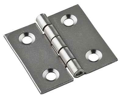 National Hardware 1 in. L Satin Nickel Door Hinge 4 pk