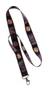 Hillman LSU Polyester Multicolored Decorative Key Chain Lanyard (Pack of 6)
