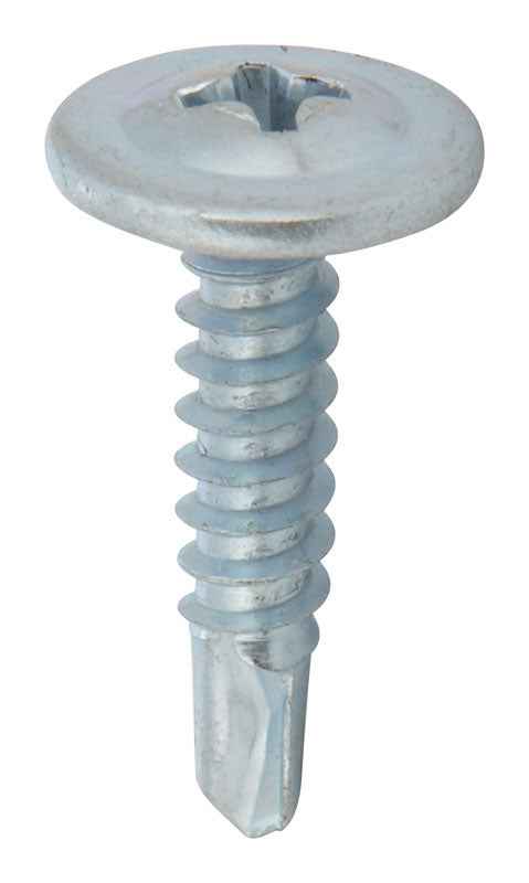 HILLMAN No. 8 Ga. X 3/4 in. L Phillips Truss Head Self-Drilling Screws 100 pk