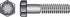 HILLMAN 3/8 in. D X 1-3/4 in. L Heat Treated Steel Hex Head Cap Screw 100 pk