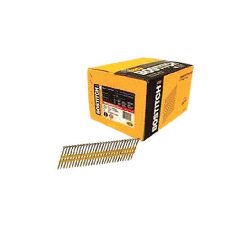 Bostitch 2-3/8 in. L X 10 Ga. Plastic Strip Hot-Dip Galvanized Framing Nails 21 deg 5,000 pk