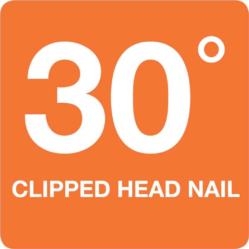 Grip-Rite 3-1/4 in. L X 11 Ga. Angled Strip Bright Framing Nails 30 deg 2000 pk