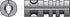 Hillman 3/8 in. D X 3/8 in. L Zinc Round Head Lag Shield Anchors 50 pk