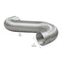 Deflect-O Jordan 8 in. L x 3 in. Dia. Aluminum Dryer and Vent Hose (Pack of 16)