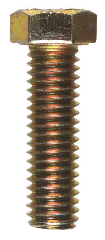 HILLMAN 7/16 in. D X 1-1/2 in. L Heat Treated Steel Hex Head Cap Screw 50 pk