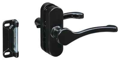 National Hardware Black Zinc Lever Latches 1 pk