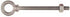 National Hardware 3/8 in. X 4-1/2 in. L Galvanized Forged Steel Eyebolt Nut Included