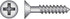 HILLMAN No. 8 X 1-1/2 in. L Phillips Black Phosphate Twin Thread Cabinet Screws 1 pk
