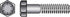 HILLMAN 5/8 in. D X 3-1/2 in. L Heat Treated Steel Hex Head Cap Screw 25 pk