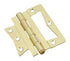 National Hardware 4 in. L Brass Steel Cabinet Hinge 2 pk