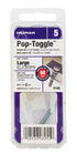 Hillman 5/8 in. Dia. x 5/8 in. Large in. L Zinc Pan Head Pop-Toggle Anchors 2 pk (Pack of 6)