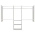 Easy Track 84 in. H X 96 in. W X 14 in. L Steel Deluxe Starter Closet Kit