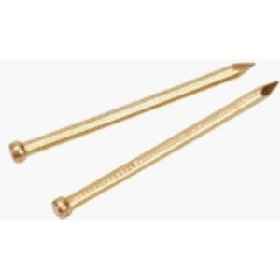 Hillman 17 Ga. x 1 in. L Brass Brad Nails 1 pk 2 oz. (Pack of 6)