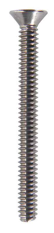 HILLMAN No. 10-24 X 2 in. L Phillips Flat Head Stainless Steel Machine Screws 100 pk