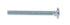 Hillman 1/4 in. X 2-1/2 in. L Zinc-Plated Steel Carriage Bolt 100 pk