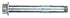 HILLMAN 5/8 in. D X 3 in. L Steel Hex Head Sleeve Anchors 10 pk