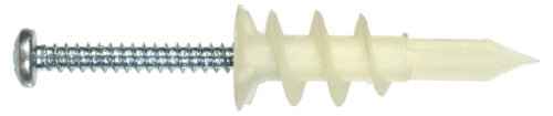 Hillman .164 in. Dia. x 1-1/4 in. L Nylon Pan Head Wallboard Anchors 2 pk (Pack of 6)