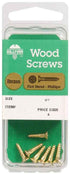 Hillman No. 10 x 1-1/4 in. L Phillips Wood Screws 3 pk (Pack of 10)