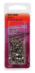 Hillman 17 Ga. x 7/8 in. L Stainless Steel Wire Nails 1 pk 2 oz. (Pack of 6)