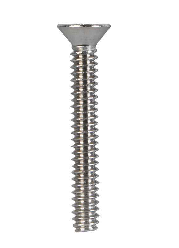 HILLMAN No. 6-32 Ga. X 1 in. L Phillips Flat Head Stainless Steel Machine Screws 100 pk