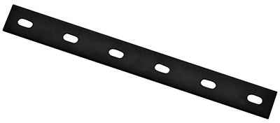 National Hardware 14 in. H X 1/8 in. W X 1.5 in. L Black Carbon Steel Mending Plate