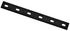 National Hardware 14 in. H X 1/8 in. W X 1.5 in. L Black Carbon Steel Mending Plate