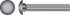Hillman 5/16 in. X 2-1/2 in. L Zinc-Plated Steel Carriage Bolt 100 pk