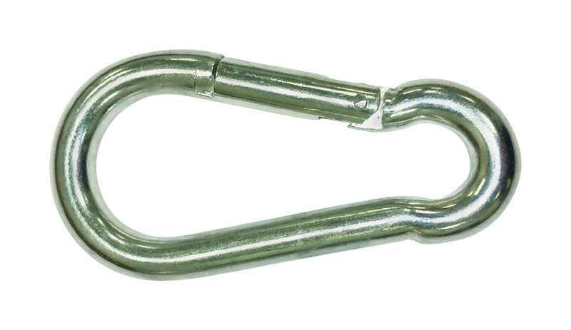 Baron 3/16 in. D X 2 in. L Zinc-Plated Steel Spring Snap 100 lb (Pack of 10)