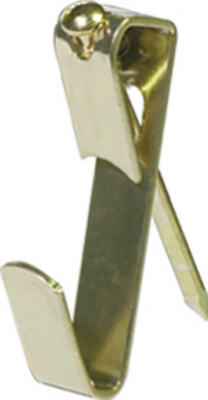 Hillman AnchorWire Brass-Plated Gold Conventional Picture Hanger 30 lb. 6 pk Steel (Pack of 10)