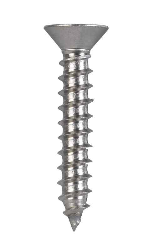 HILLMAN No. 12 Ga. X 1-1/4 in. L Phillips Flat Head Sheet Metal Screws 100 pk