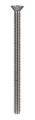 HILLMAN No. 10-24 Ga. X 3 in. L Phillips Flat Head Stainless Steel Machine Screws 50 pk