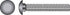 Hillman 5/16 in. X 6 in. L Hot Dipped Galvanized Steel Carriage Bolt 50 pk