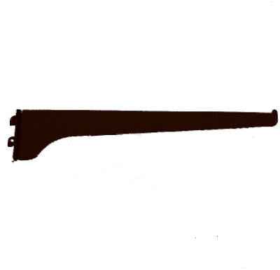 Knape & Vogt Black Steel Regular Duty Bracket 16 Ga. 10 in. L 160 lb. (Pack of 10)