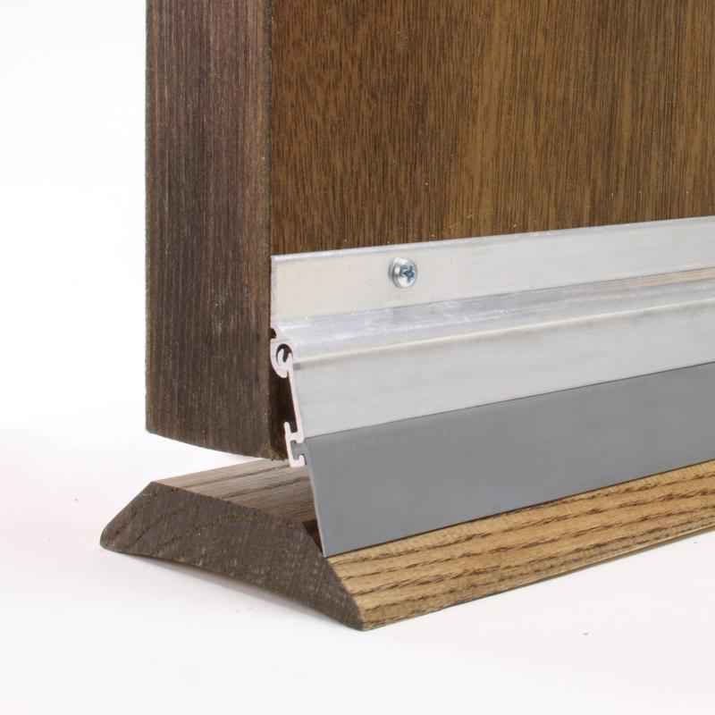 M-D BUILDING PRODUCTS Silver Aluminum/Vinyl Sweep For Doors 36 in. L X 2.5 in.