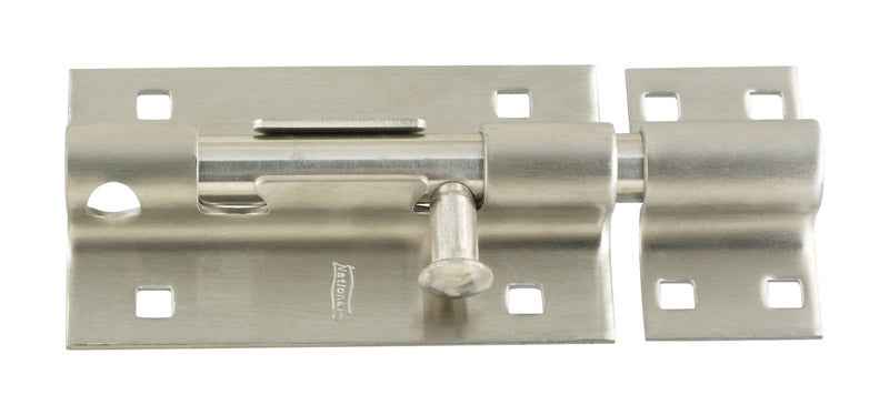 National Hardware 5 in. L Polished Stainless Steel Barrel Bolt 1 pk