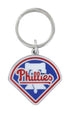 Hillman Philadelphia Phillies Metal Silver MLB Key Chain (Pack of 3)