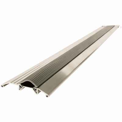 M-D BUILDING PRODUCTS 0.75 in. H X 3.75 in. W X 36 in. L Aluminum Deluxe Low Threshold Silver