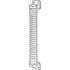 Prime-Line 1.38 in. D X 8 in. L Black Steel Gate Spring